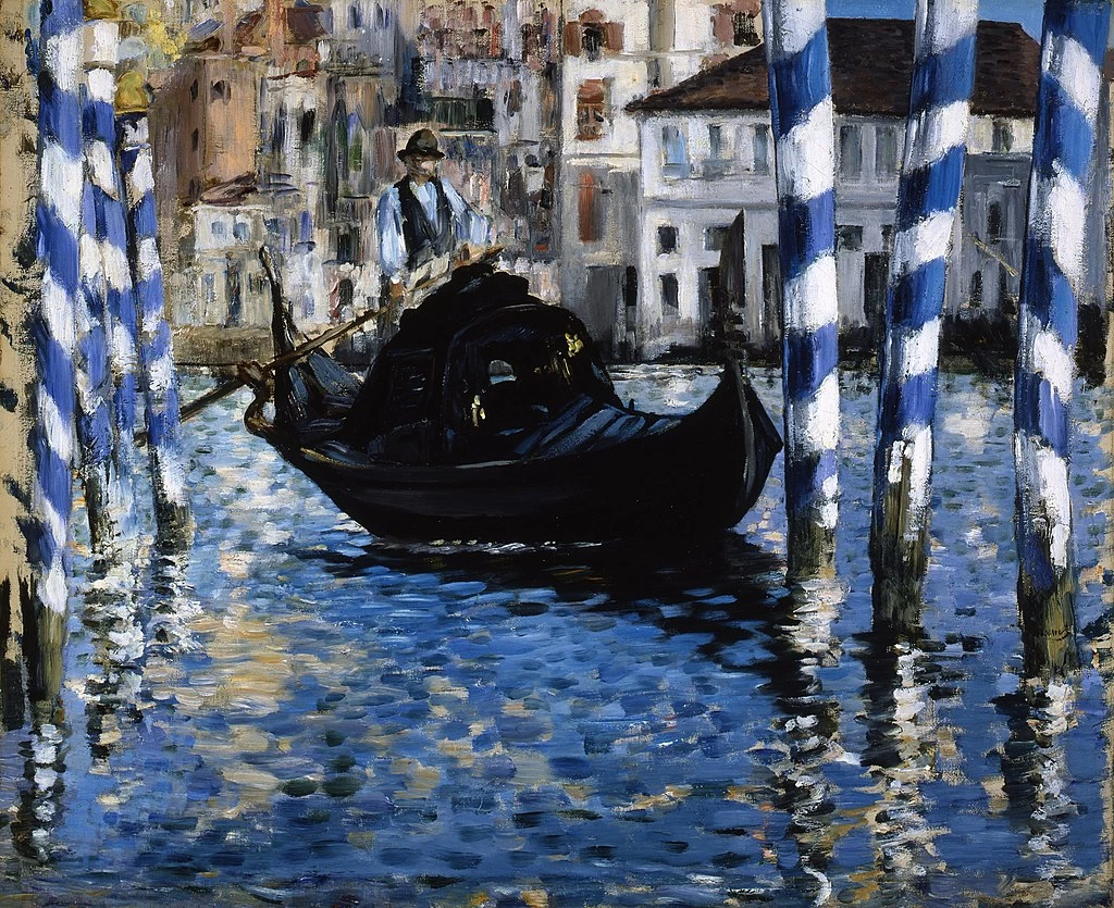 57-Édouard Manet, Canal Grande a Venezia, 1874-Shelburne Museum  